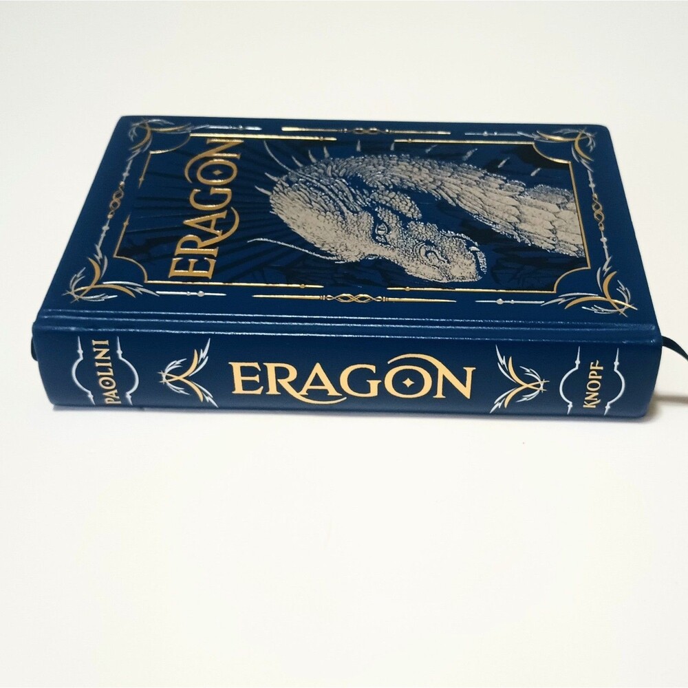 ERAGON by Christopher Paolini Deluxe Bonded Leather Collectible Edition *notes - Picture 2 of 8
